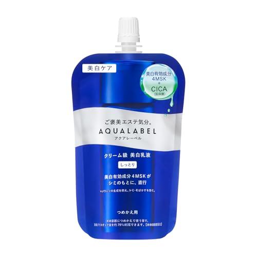 Aqualabel Emulsion Treatment Milk Brightening Moisturizing Refill 110mL Quasi-Drug CICA Glycyrrhizic