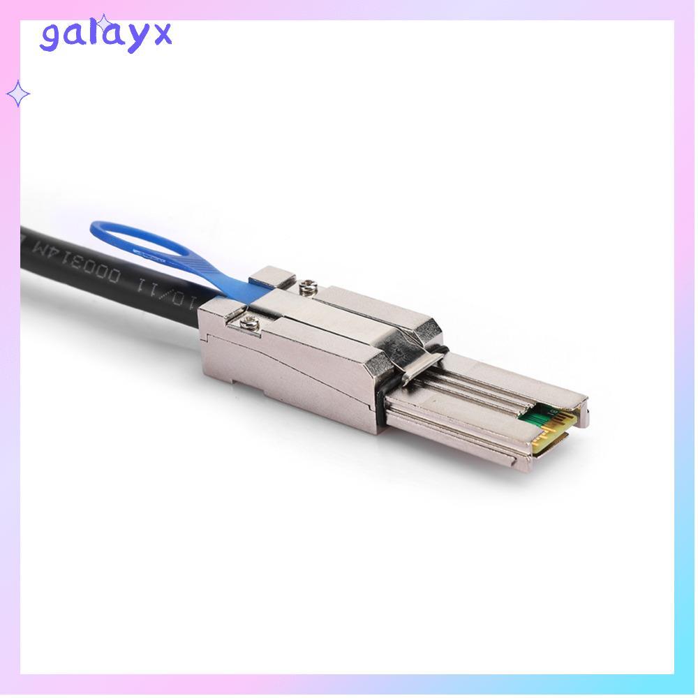 GALAYX Mini SAS, 1 เมตร 6Gbps SFF-8088 26P ถึง 4 X SATAs Cable, ทนทานแบบพกพา SAS ถึง SATAs Cable ฮาร