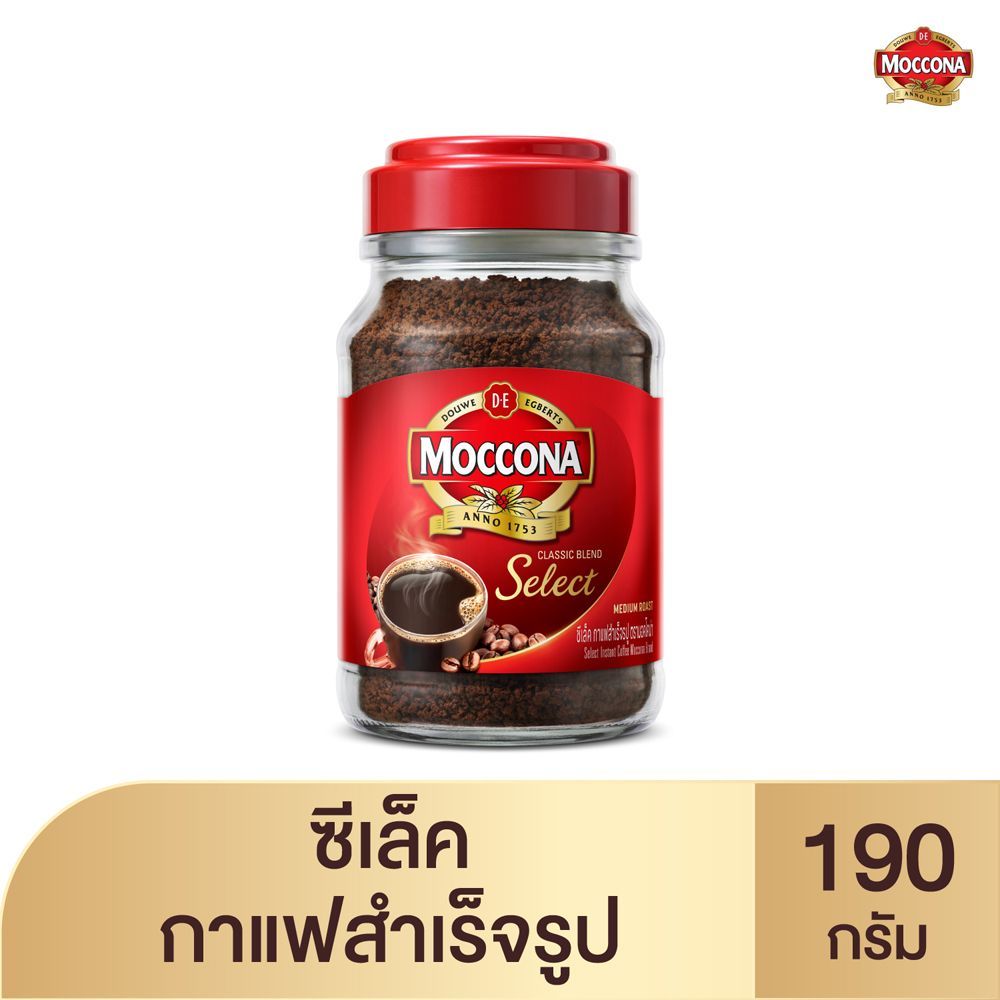 [สินค้าส่งด่วน] มอคโคน่ากาแฟ ซีเล็ค ขวด 190ก. MOCCONA SELECT INSTANT COFFEE 190 G.(BOTTLE)