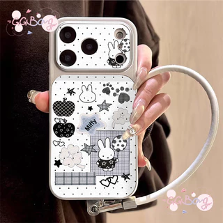 เคสไอโฟน17เคสเปลี่ยนผิวหนัง ลายกระต่าย คู่รัก น่ารัก เข้ากันได้กับIPhone 17 air 14 11 13 16 12 15 Pro Max 14 16 15 Plus