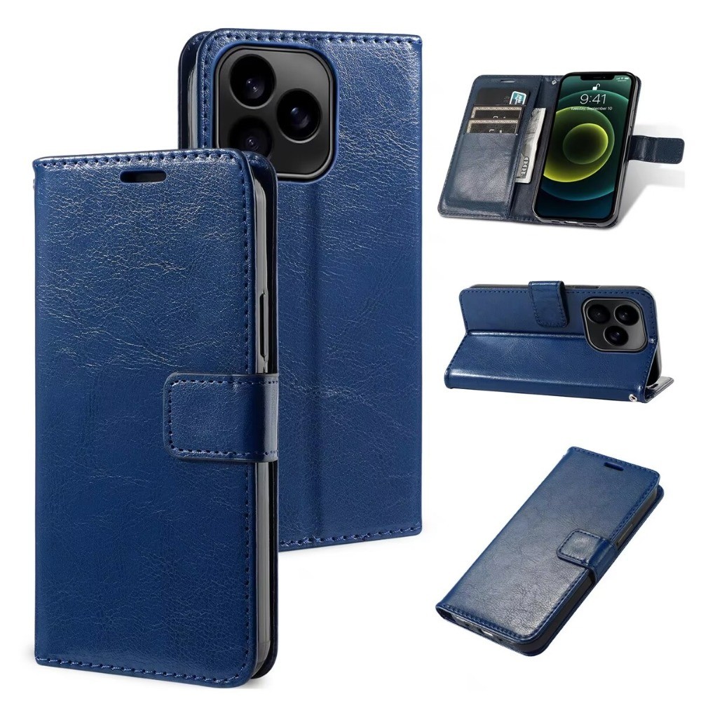 กระเป๋าสตางค์แบบพลิกได้เคสโทรศัพท์หนังสําหรับ Honor 600 Lite LNA-NX1 Kickstand Card Holders Cover