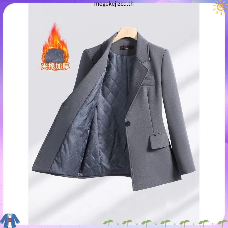 blazer blazer ผู้หญิง เสื้อสไตล์ใหม่สำหรับนักศึกษาวิทยาลัย มืออาชีพในการสวมใส่อย่างเป็นทางการแต่ยังค