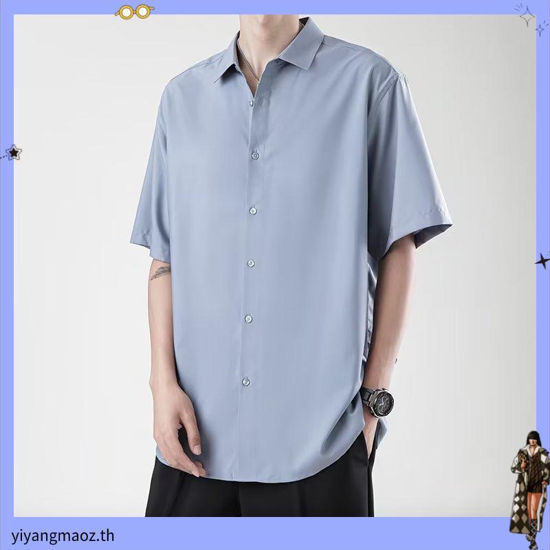 DAPPER เสื้อเชิ้ตแขนสั้น Textured Seersucker Shirt สีดำ (BCS/BK/586TS)
