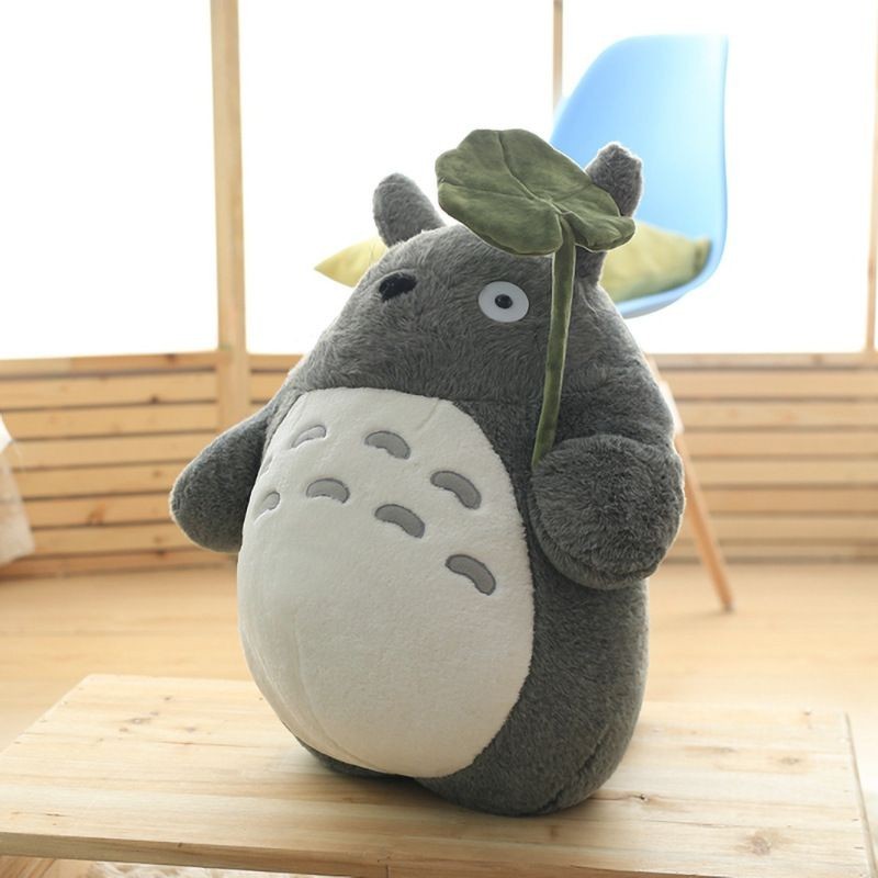 Hayao Miyazaki Zongzi Totoro ฟาง Totoro Totoro Hayao Miyazaki เพื่อนบ้านของฉัน Totoro หมอน Lotus Lea