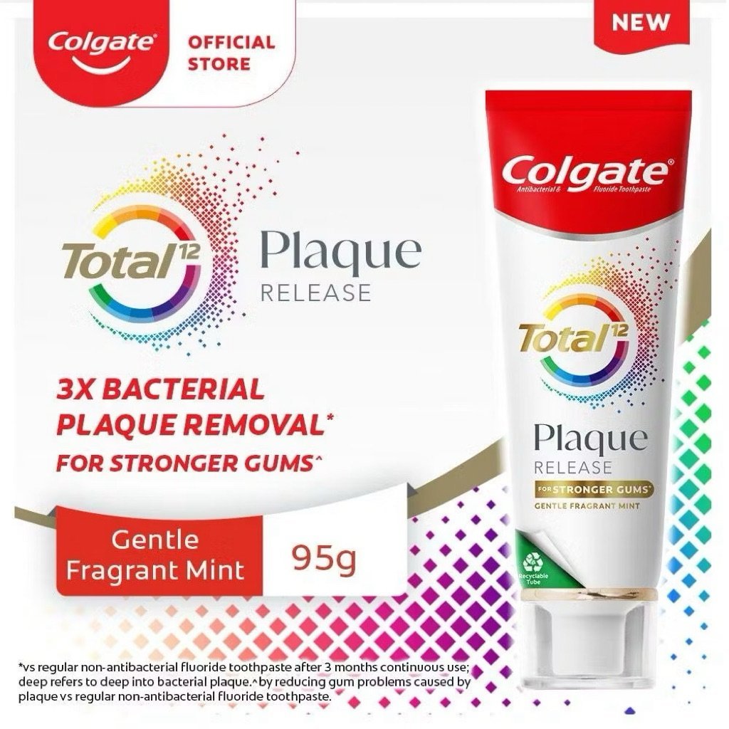 Colgate Total Plaque Release Reviving Cool Mint 95g - Toothpaste
