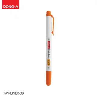!!ของแถม!! ปากกาไฮไลท์ DONG-A Twinliner SOFT สุ่มสี (1 ด้าม)