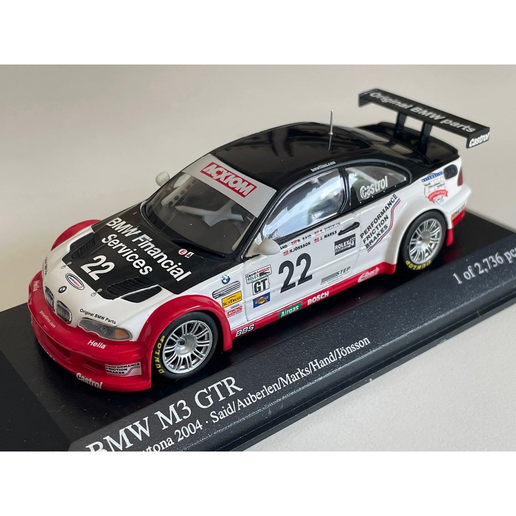 [สต๊อกพร้อม หากคุณมีคําถามใด ๆ ติดต่อ] 1/43 Mini Cut BMW M3 GTR E46