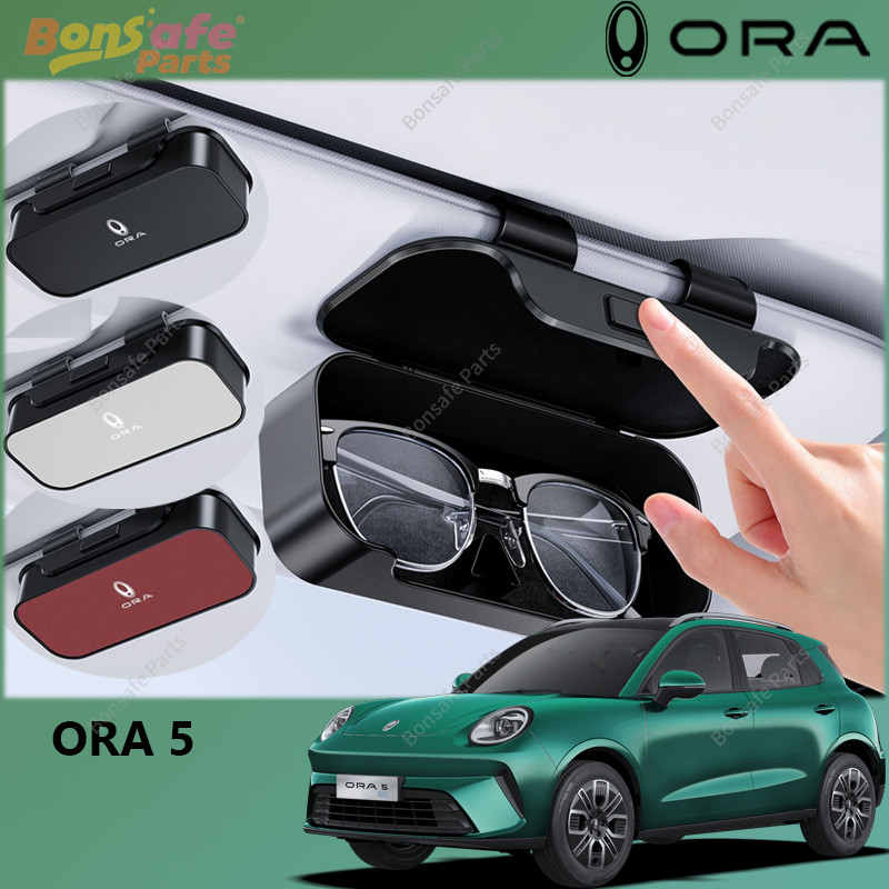 กล่องเก็บแว่นตา ORA 5 ของแต่ง ORA Good Cat ORA 07 ที่เก็บแว่นตาติดที่บังแดดรถยนต์ ชุดแต่ง พรีเมี่ยม