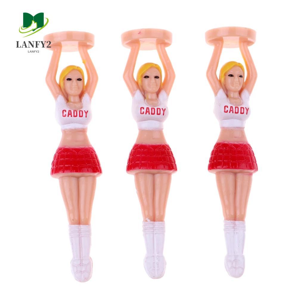 ALANFY Golf Ball Tees Womens Beauty Golf Practice Novelty Girl Golf Tee Golf Ball Holder