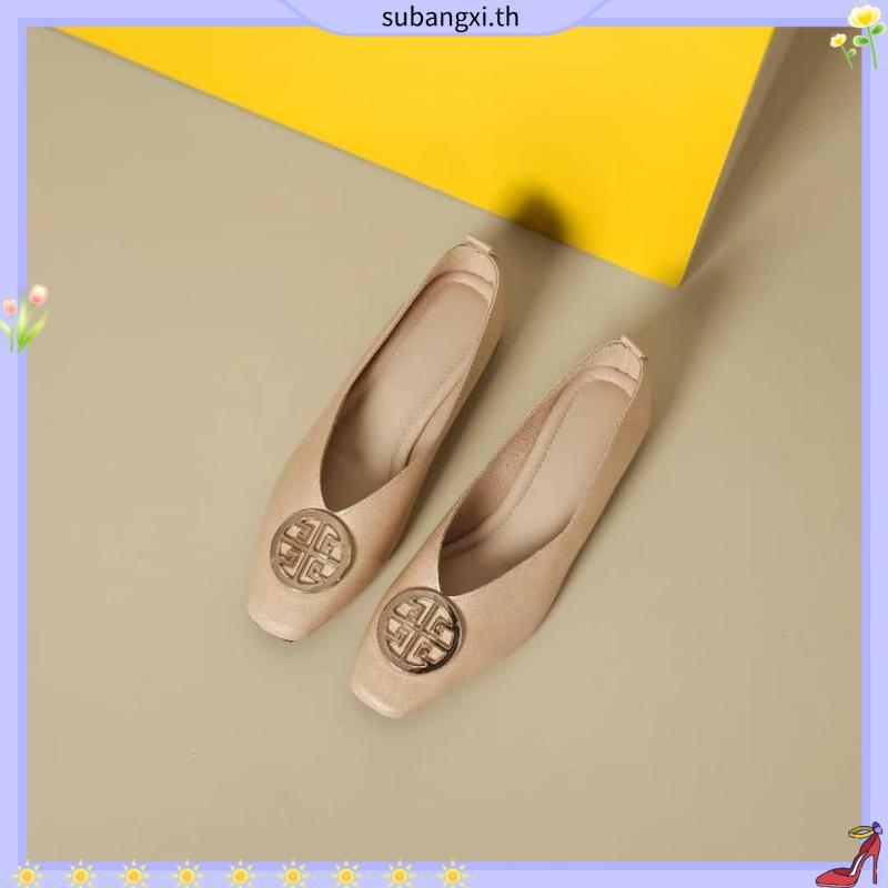 LA BELLA  รองเท้าคัชชูส้นสูงหนังแกะ รุ่น LB AMORE QUEEN MID HEELS