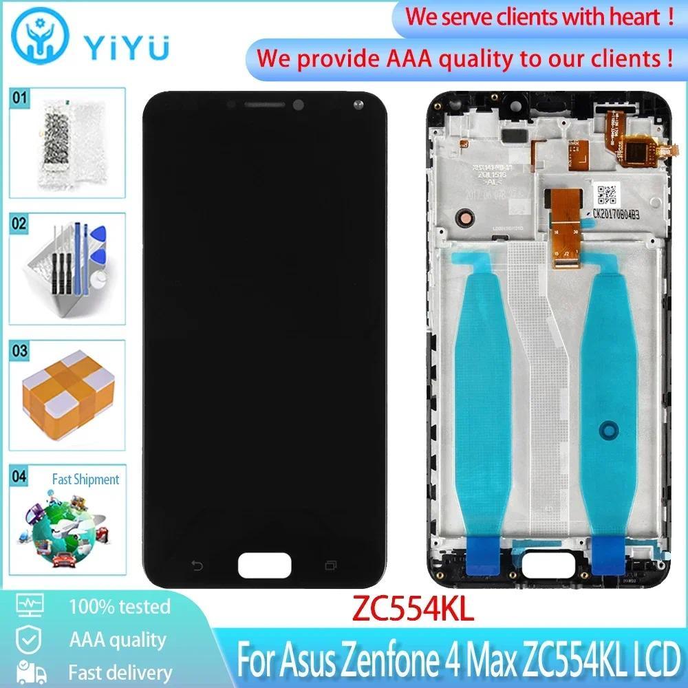 5.5 Original สําหรับ Asus Zenfone 4 Max ZC554KL LCD Touch Screen Digitizer อะไหล่ ZenFone 4 Max ZC55