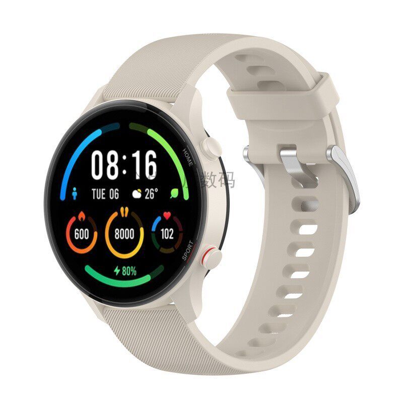 เหมาะสําหรับ Xiaomi color2/color Sports watch Twill Silicone watch S4/S3/S2 Sports Strap