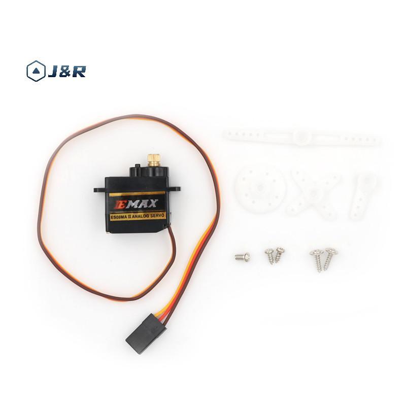 J&R> 1PCS ES08MAII เกียร์โลหะขนาดเล็ก 12g Analog Servo 1.8KG 0.12sec ES08MA