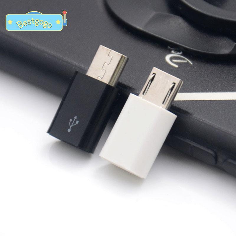[Bestgogo-t] 1 ชิ้นประเภท C หญิงเป็น Micro USB ชายอะแดปเตอร์แปลงสําหรับ Android โทรศัพท์อะแดปเตอร์