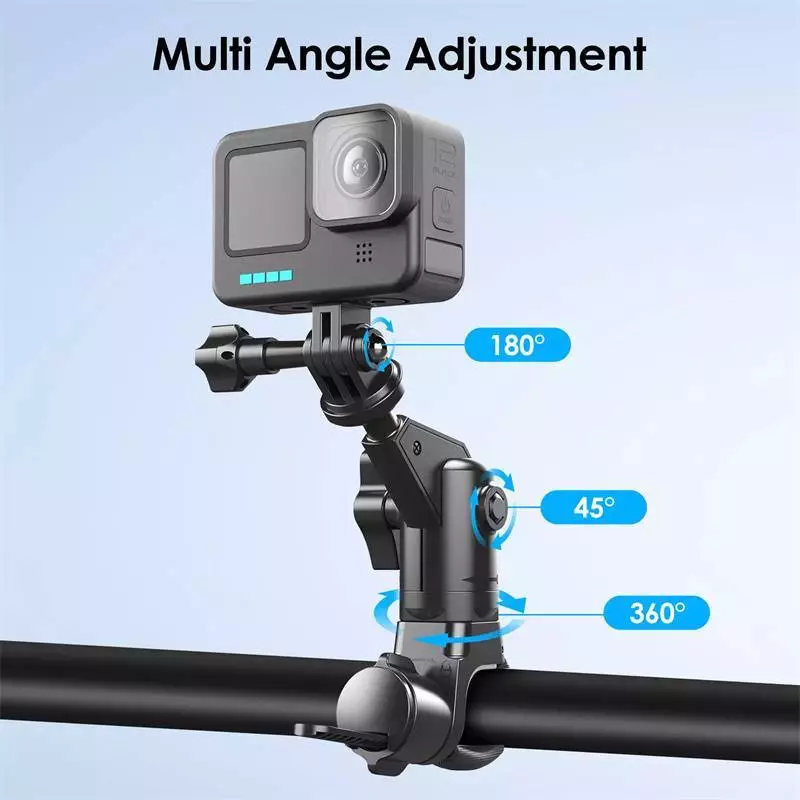 ที่ยึดแฮนด์จักรยานมอเตอร์ไซค์สำหรับ Insta 360 X2 X3 X4 / GoPro 12 11 10 / DJI thumbnail 6
