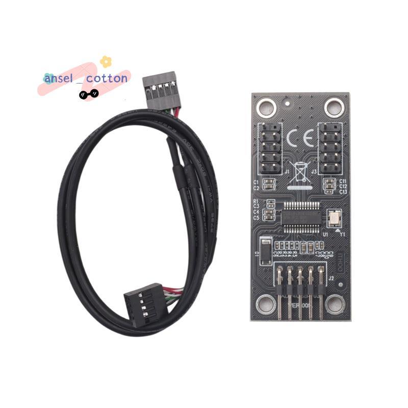 USB Hub USB Splitter USB2.0 9Pin to Dual 9Pin Hub Adapter Riser เมนบอร์ด USB 9Pin Connector 1 ถึง 2 