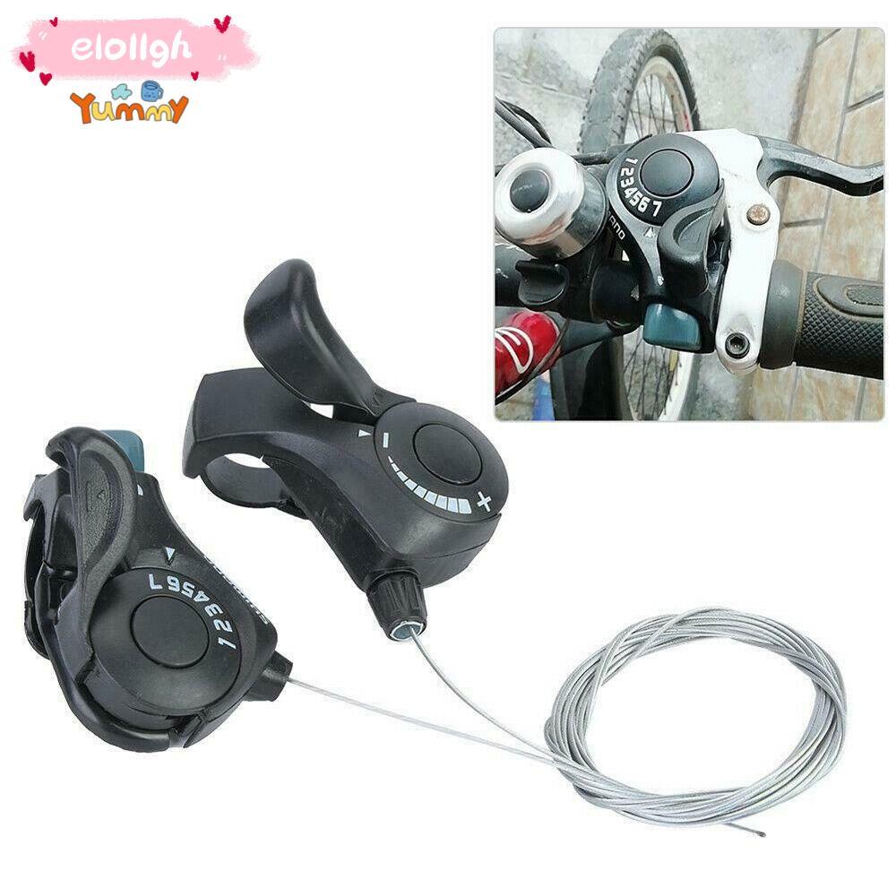 ELOGH 3/7/21 Speed Handlebar Twist Grip กีฬากลางแจ้งจักรยาน Derailleur ความเร็วเปลี่ยนเกียร์ Shifter
