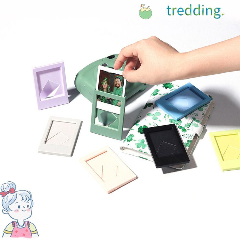 Tredding491 กรอบรูป Fujifilm Instax Mini, กรอบฟิล์มขนาดเล็กขนาด 3 นิ้ว, จอแสดงผลภาพถ่ายศิลปะ Creative Desktop Decor กล้องฟิล์มทันที