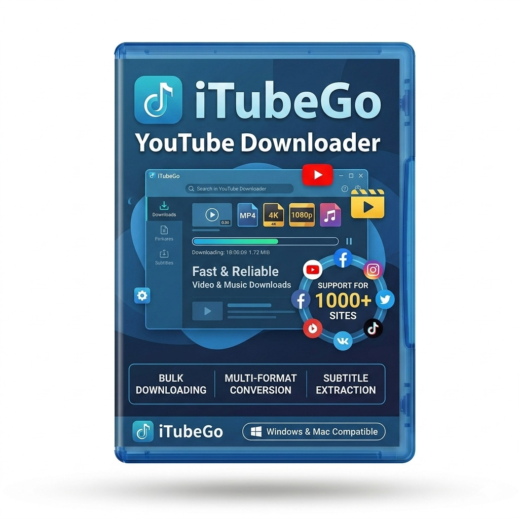 iTubeGo YouTube Downloader  โปรแกรมดาวน์โหลดวิดีโอสำหรับ Win และ Mac