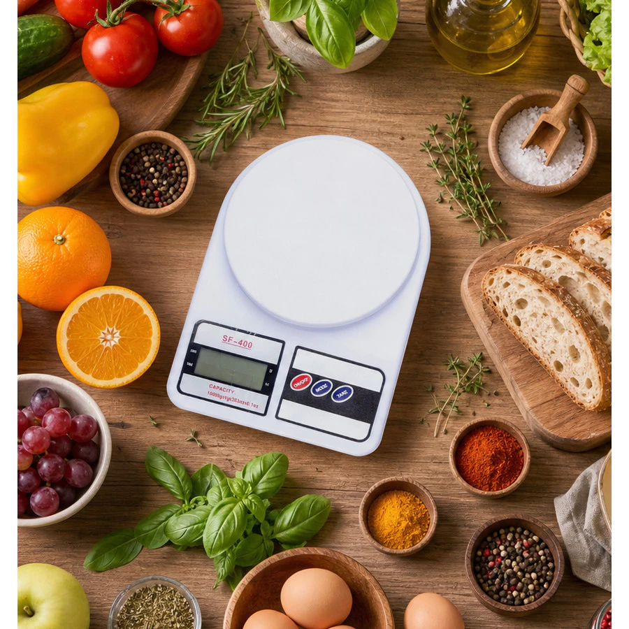 เครื่องชั่งดิจิทัล SF-400 ความจุ 10kg ความละเอียด 1g เครื่องชั่งครัว/ทำขนม/พัสดุ ใช้ในบ้านและร้านค้า