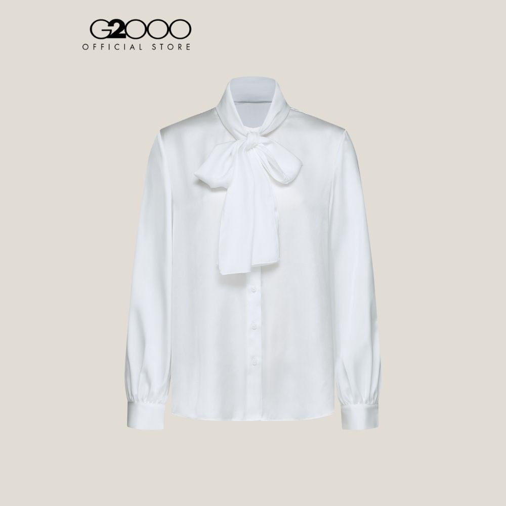 G2000 เสื้อเบลาส์สำหรับผู้หญิง Regular Fit ทรง Regular Fit รุ่น 5124105101 สีขาวนวล