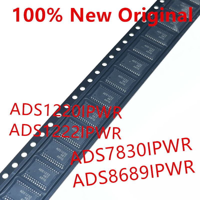 10 ชิ้น ADS1220IPWR ADS1222IPWR ADS7830IPWR ADS8689IPWR ใหม่ sampling A/D converter ADS1220 ADS1222 