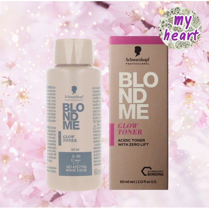 Schwarzkopf Blondme Glow Toner 60 ml โทนเนอร์กึ่งถาวรสูตรขั้นสูงที่ออกแบบมาเพื่อผลลัพธ์ที่เปล่งประกาย