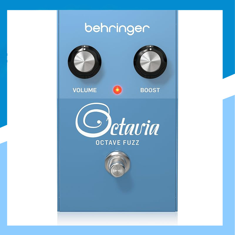 Behringer Vintage Style Upper Octave Fuzz Pedal features a rugged design and true bypass. Enjoy simp