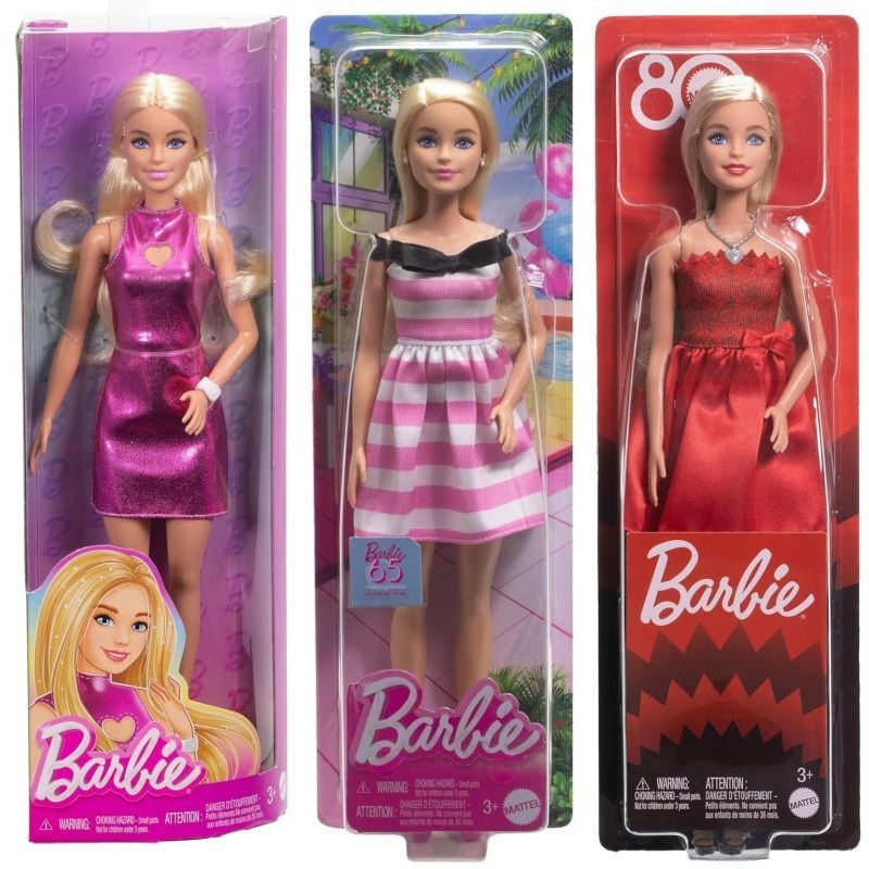 [barbie] Doll Barbie Fashionista Neon Dazzling Pink Sweetheart Pink Pastoral 80th Anniversary Doll Toy