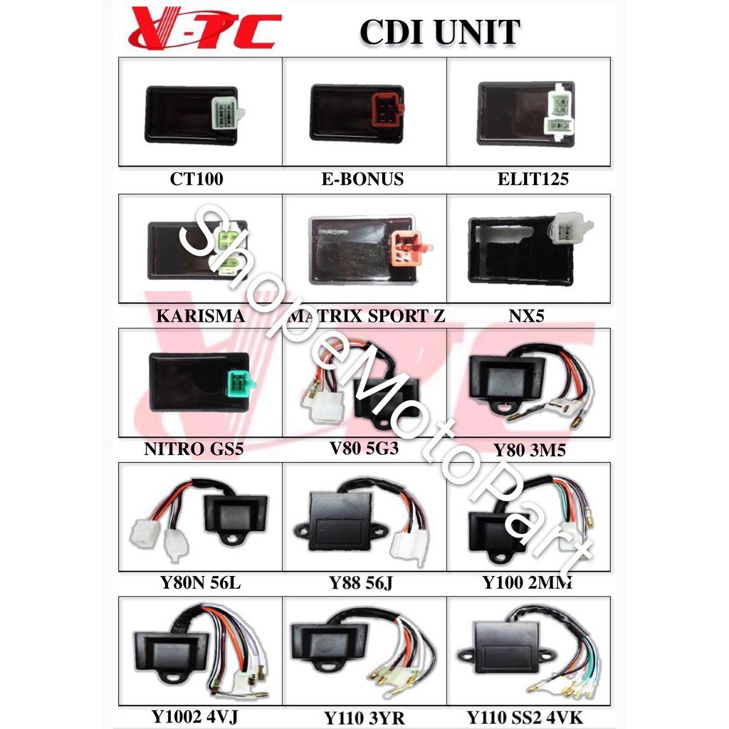 YAMAHA Y110 SS 3YR SPORT CDI UNIT VTC ไม่มีปิดตัด