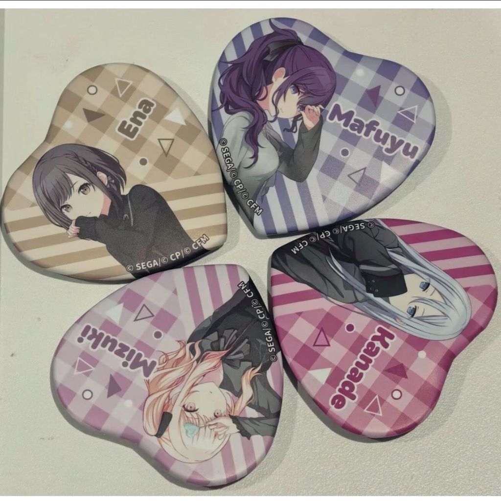 โครงการ Sekai PJSK Kana Yoisaki Mizuki Akiyama Ena Shinonome Mafuyu Asauna Can Badge Itabag ตกแต่ง
