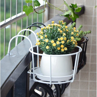 ตะกร้าแขวนกระถางต้นไม้ แบบเหล็ก ที่แขวนกระถางต้นไม้ กระถางแขวนผนัง flower stand #AP-0029