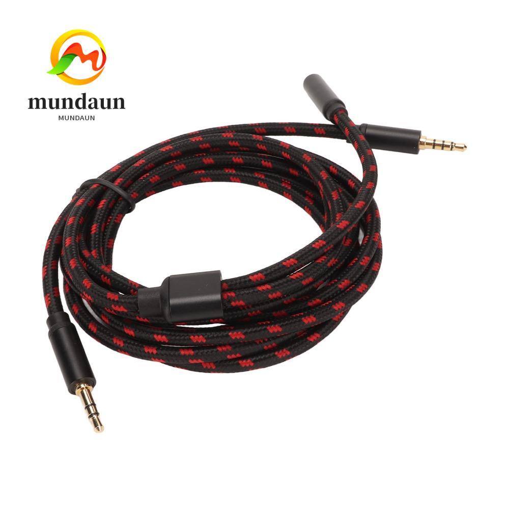 MUNDAUN Chat Link Cable, Plug and Play 270 ซม./8.9ft Chat Adapter Cable, สายสัญญาณเสียง 3.5 มม.แบบยื