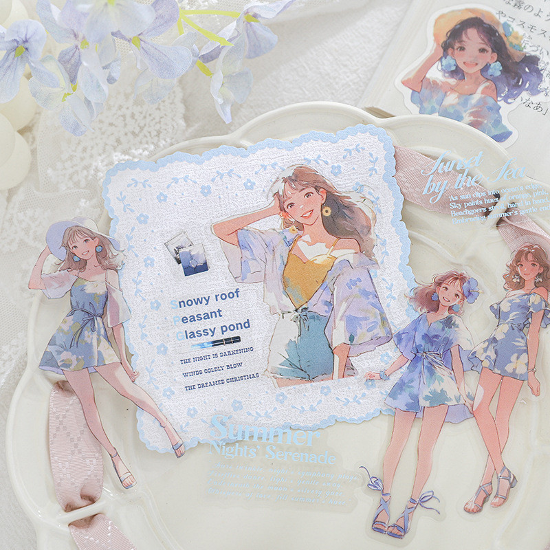 P PET Sticker Pack Summer Dream Series รูปที่ 4
