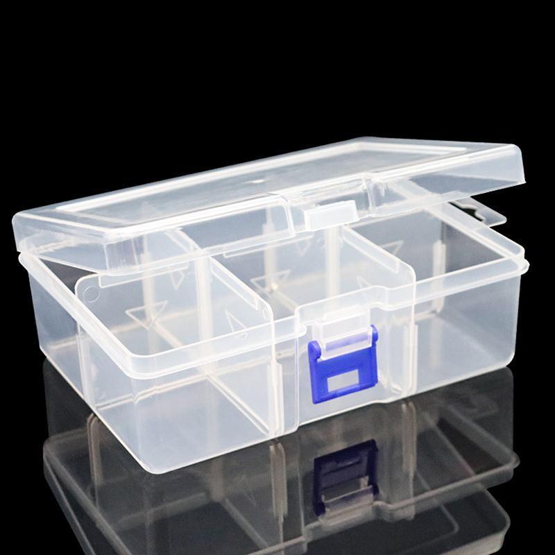 [Valley] 1PC 6-Grid กล่องพลาสติกกล่องเก็บของแบบถอดได้สําหรับเครื่องมือเครื่องประดับและอุปกรณ์ตกปลากล