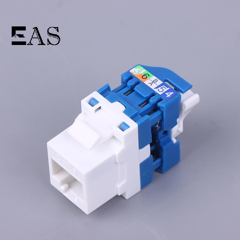 [EA] Wirling Wire CAT6 RJ45 Toolless LAN ใส่ Keystone Ethernet โมดูล Ja Gigabit UTP เครื่องมือฟรี In