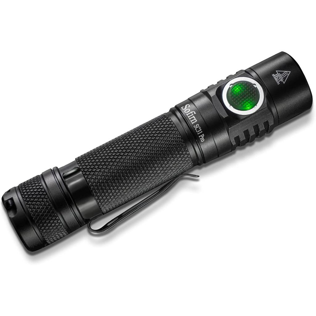 Sofirn SC31 Pro 2000 Lumen ไฟฉายแบบชาร์จไฟได้ LED SST40 อันทรงพลัง 6500K สําหรับ EDC Camping เดินป่า