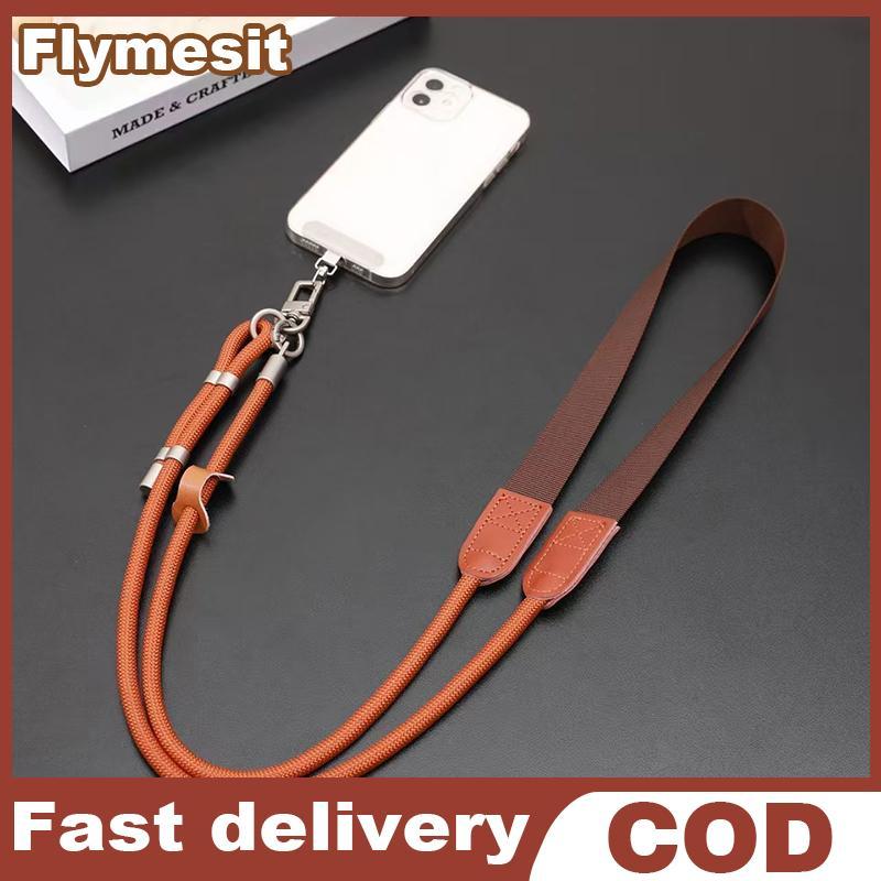 Flymesit อัพเกรด 150 ซม. ปรับโทรศัพท์ Lanyard กล้องเชือกสายคล้องไหล่ที่กว้างขึ้นสําหรับทํางานและเล่น EN