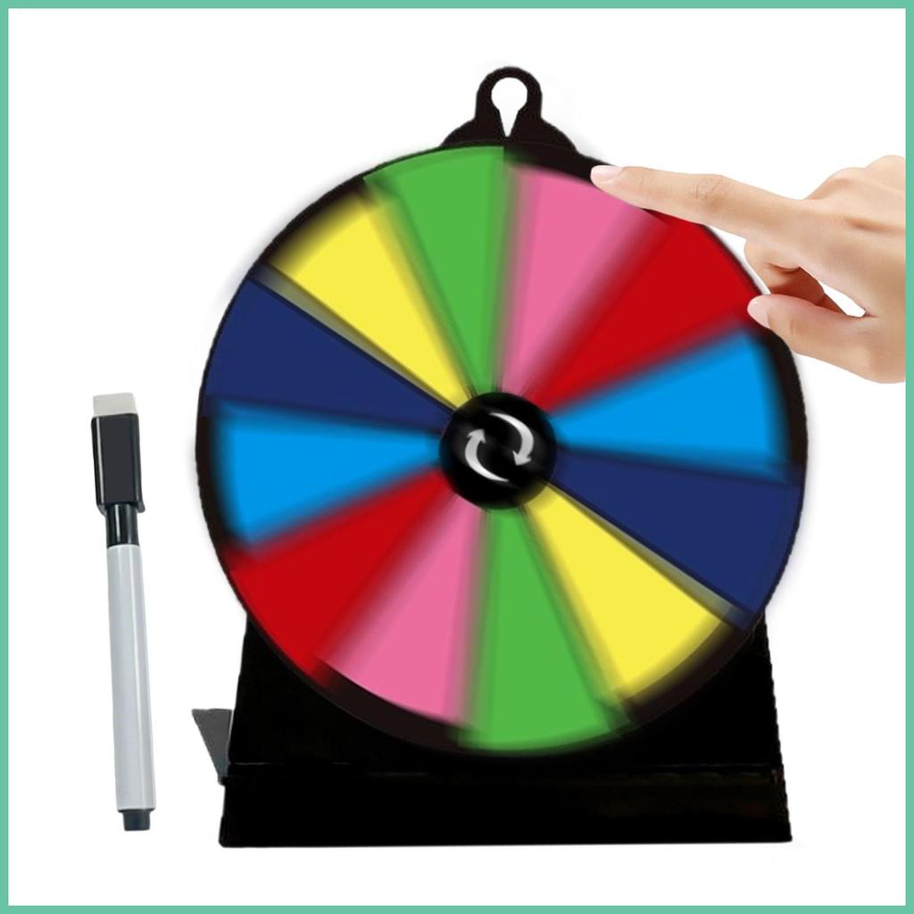 Spinner ล้อสําหรับรางวัล Spin Wheel พร้อมขาตั้งสําหรับโต๊ะนํากลับมาใช้ใหม่ได้ fortune Turntable สําห