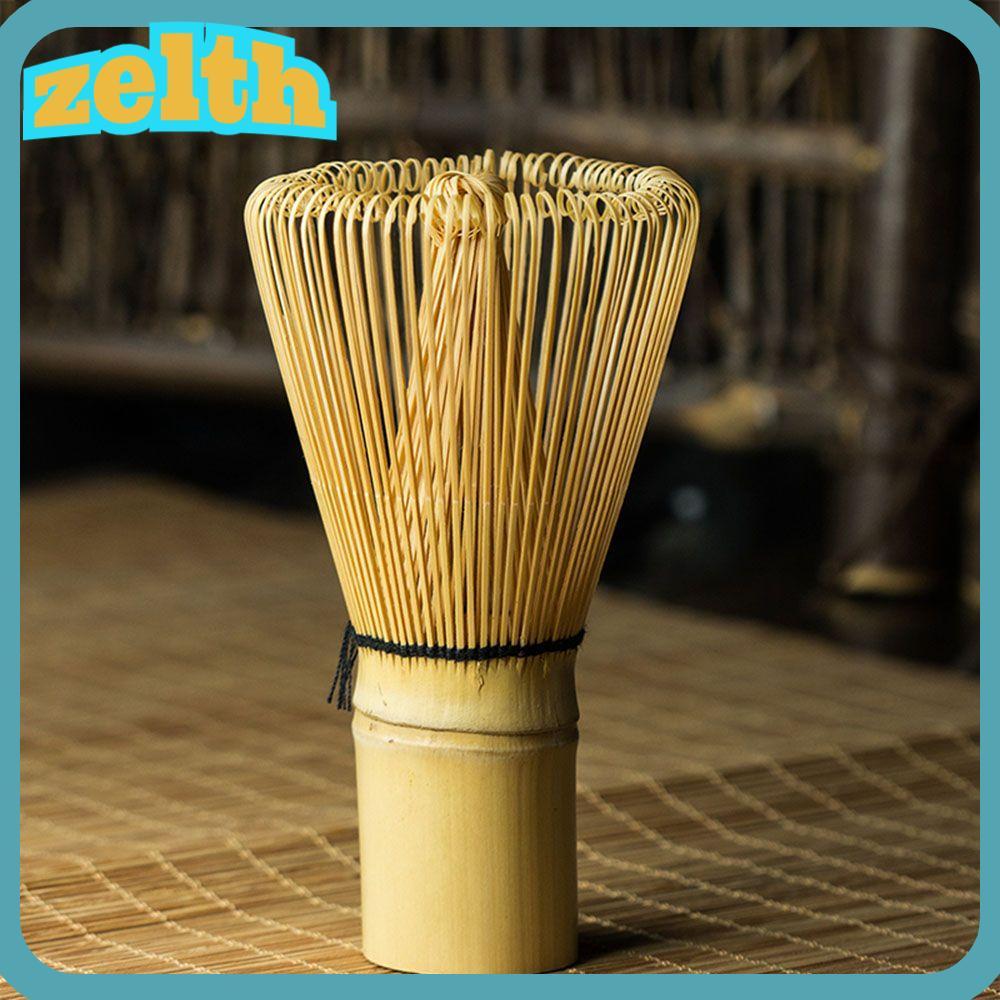 ZELTH 80 Fringe Bamboo Brush Home Kitchen Green Tea Matcha Bamboo Accessories
