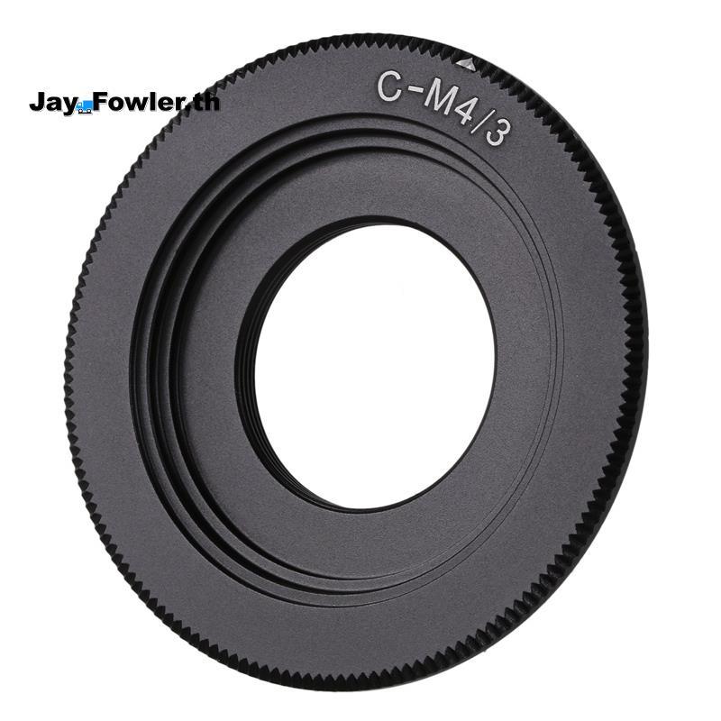 [Jay_Fower]เลนส์ C Mount สีดําสําหรับอะแดปเตอร์ Micro 4/3 E-P1 E-P2 E-P3 G1 GF1 GH1 G2 GF2 GH2 G3 GF