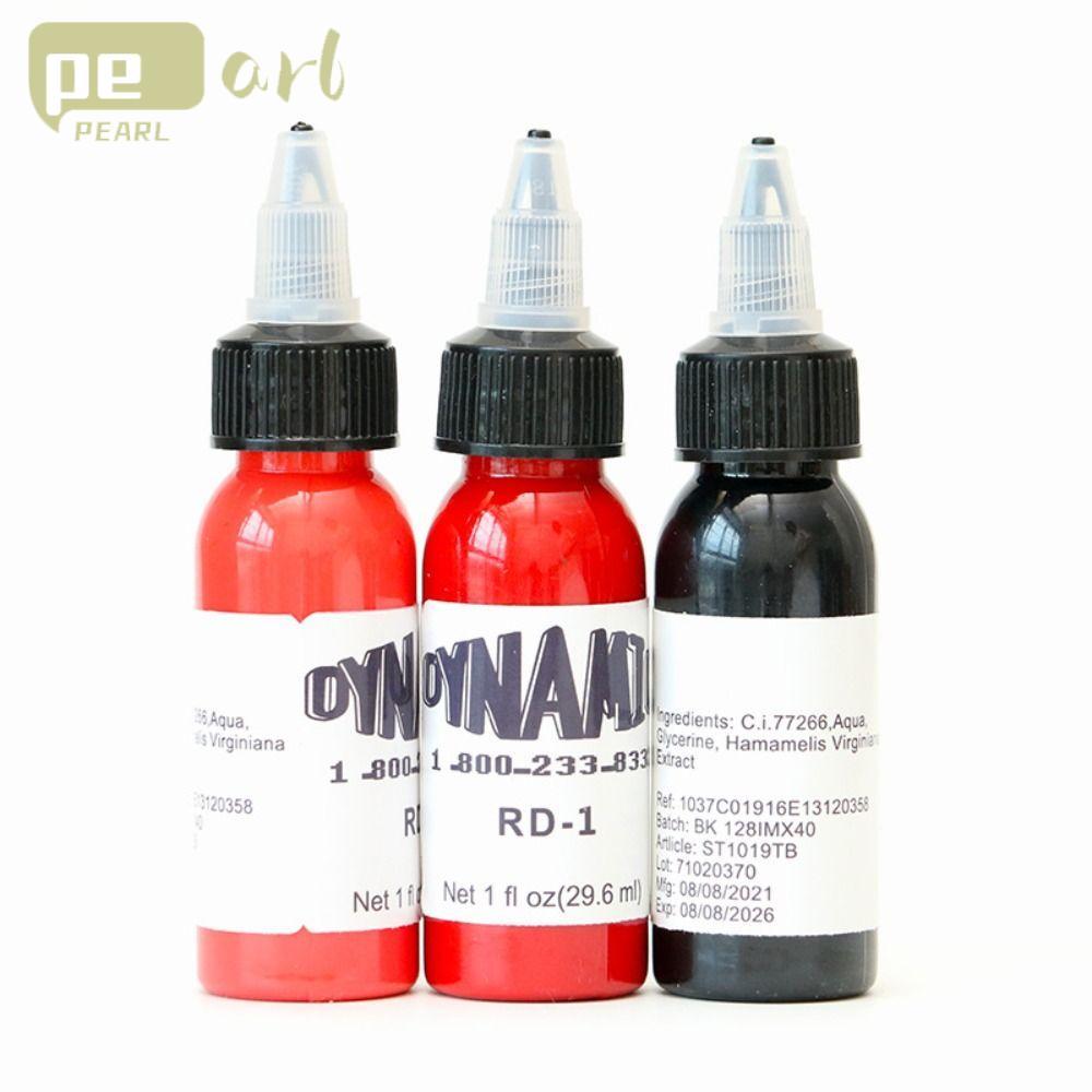 หมึกสักเม็ดสีหลากหลายสี 30 มล. สำหรับการสักและตกแต่งผิว