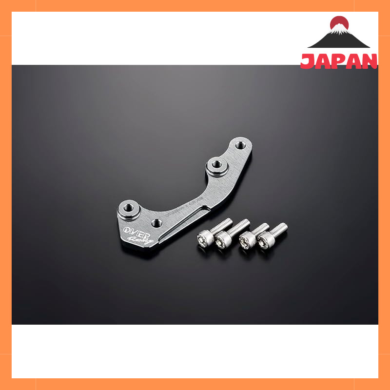 OVER RACING F Caliper Support for Brembo 2-Pot (Pincer) OVER×SUNSTAR ABS, Gunmetal for MONKEY125/GRO