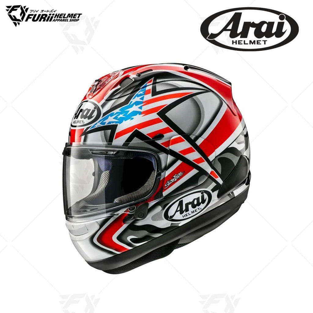 หมวกกันน็อค ARAI RX-7V EVO HAYDEN LAGUNA หมวกกันน็อคแท้ศูนย์ไทย