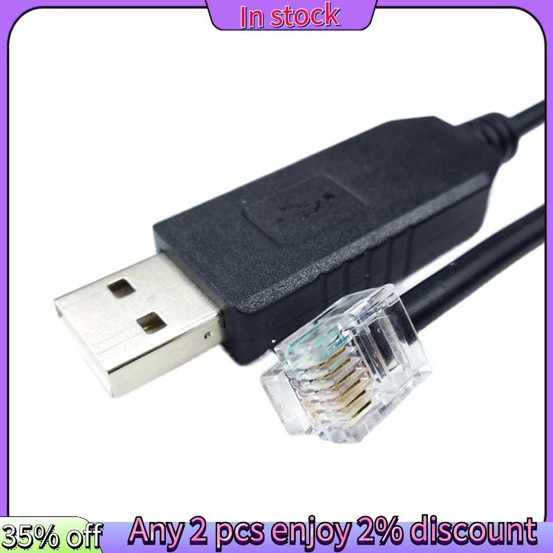 ในสต็อก-USB To Rj11 Rj12 6P4C อะแดปเตอร์ Serial Control สาย EQMOD สําหรับ - Mount Pc Connect สําหรับ