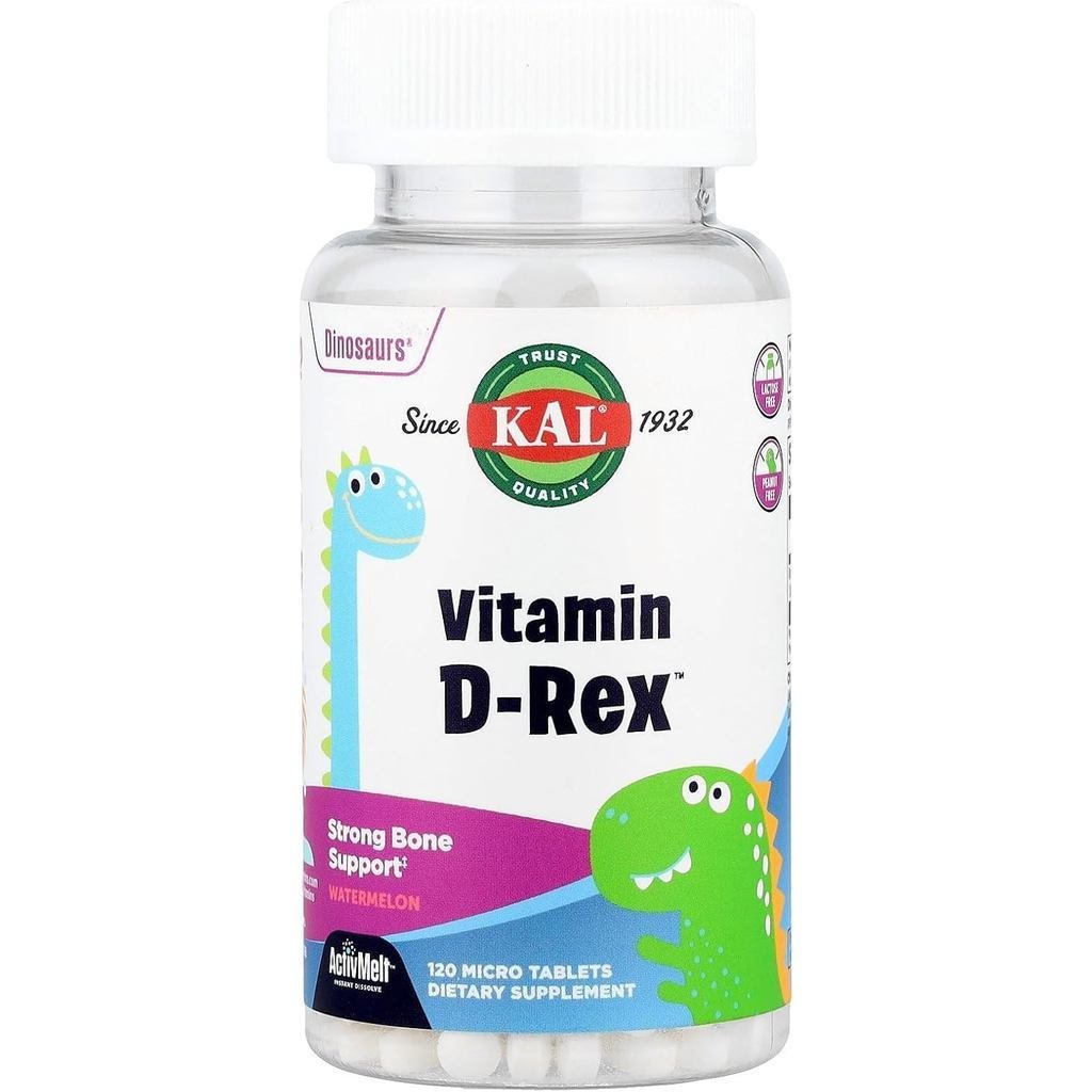 Kal600Iu เม็ดดีเร็กซ์รสแตงโม, แพ็ค 120 เม็ด