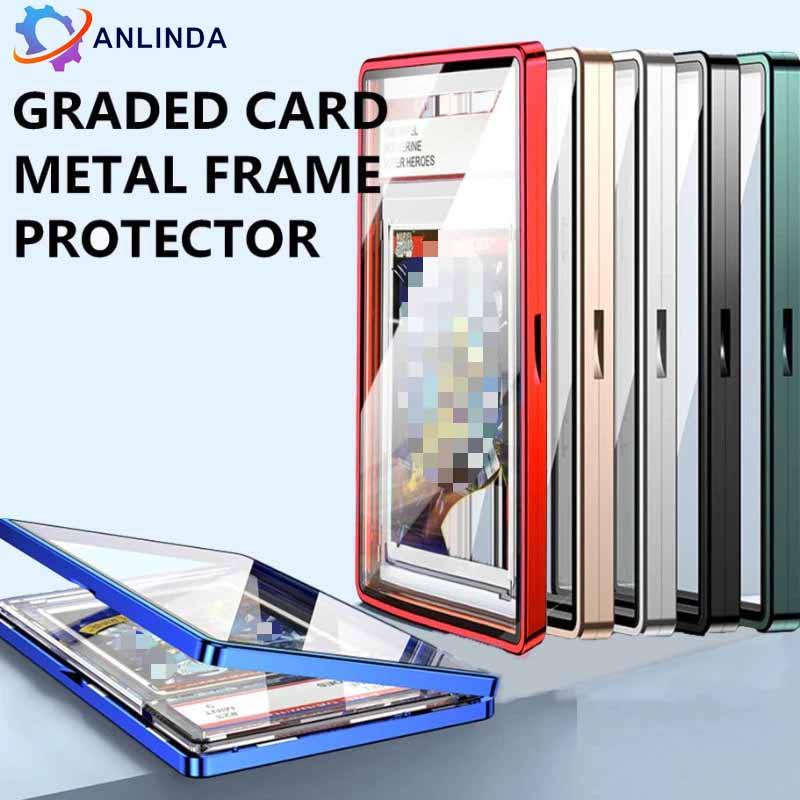 PSA/CGC Graded Cards Protector เคสแม่เหล็กอลูมิเนียมสําหรับ PSA Slats กรอบแม่เหล็ก UV Protection Sla