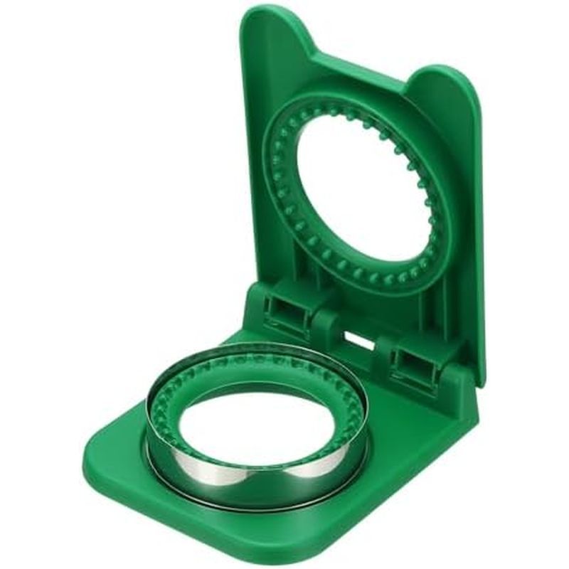 uxcell Sandwich Maker Sandwich Cutter, Round Cookie Cutters Suitable for Lunch and Bento Box, Pink