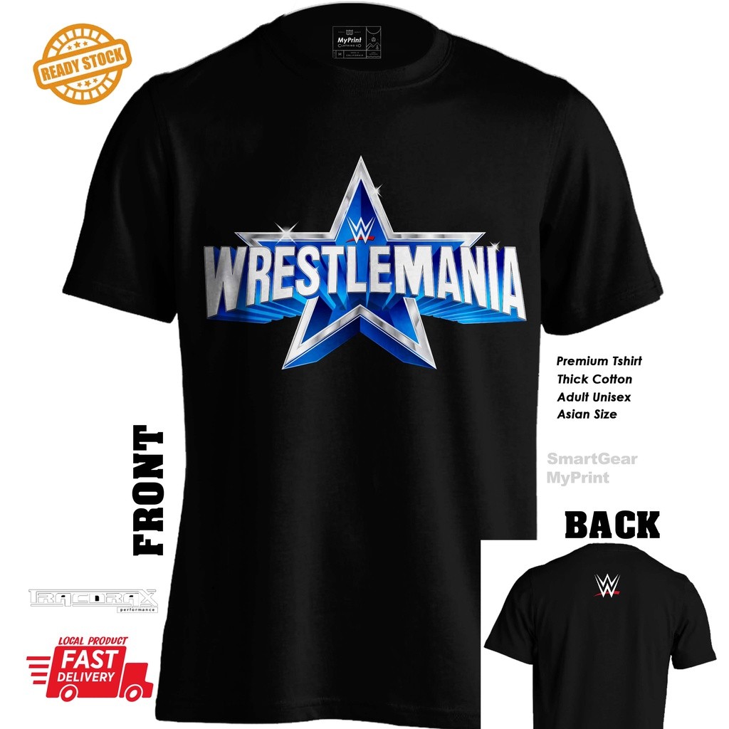 เสื้อยืด Wwe Wrestlemania