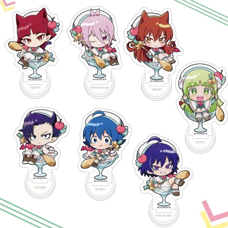 สแตนดี้อนิเมะ Mairimashita! Iruma-kun Mica รุ่นสําหรับตกแต่งโต๊ะเรียน Iruma-kun Iruma Clara Ameri 10